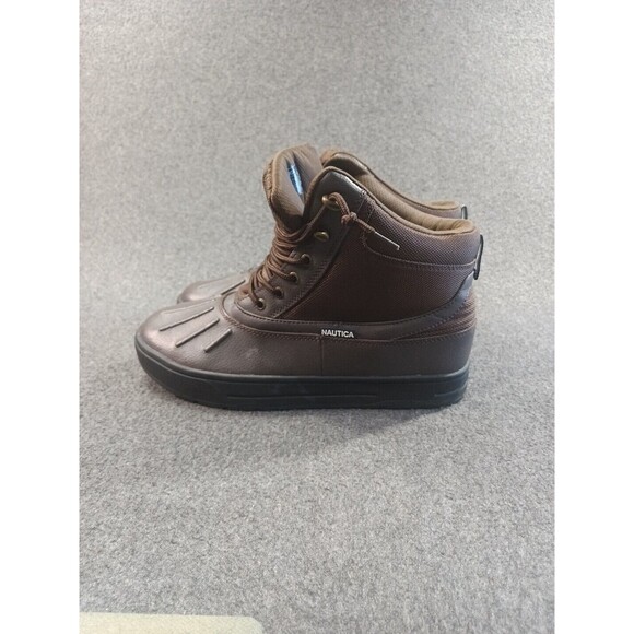 Nautica Men’s New Bedford Ankle Duck Brown Snow Boot Size 11 Waterproof main image 4